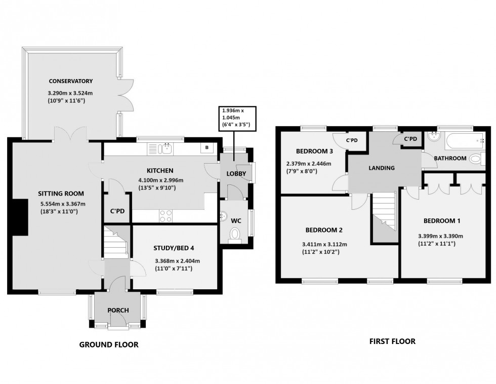 Floorplan for Latchley