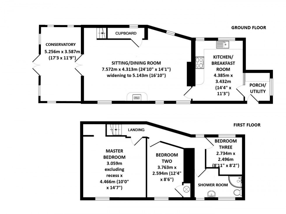 Floorplan for Mary Tavy, Tavistock