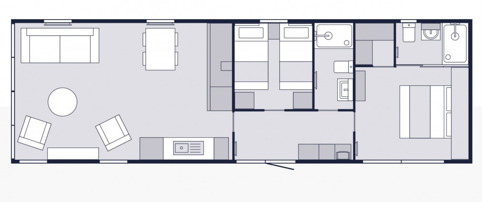 Floorplan for Goonhavern, Newquay, Cornwall