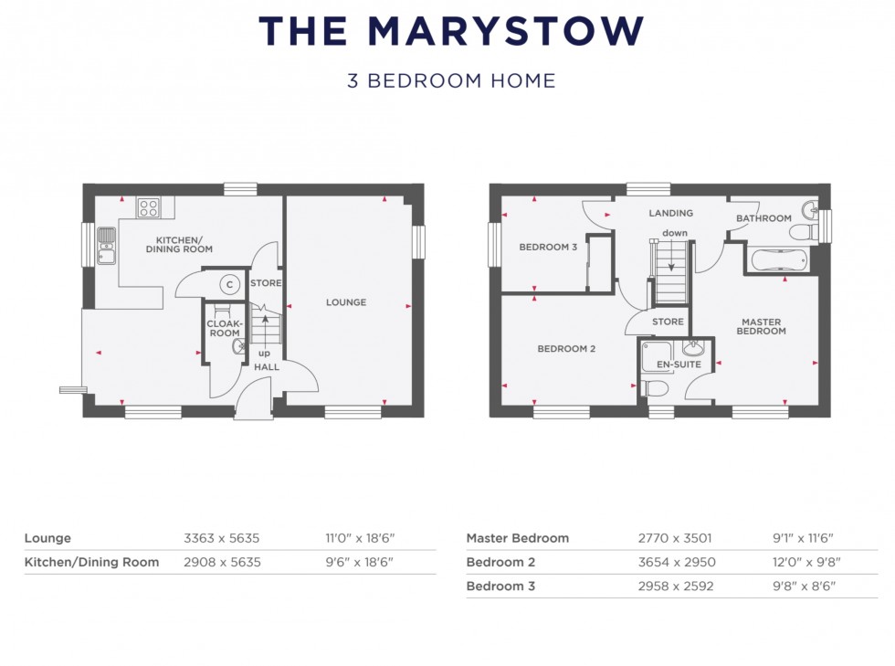 Floorplan for Lifton, Devon