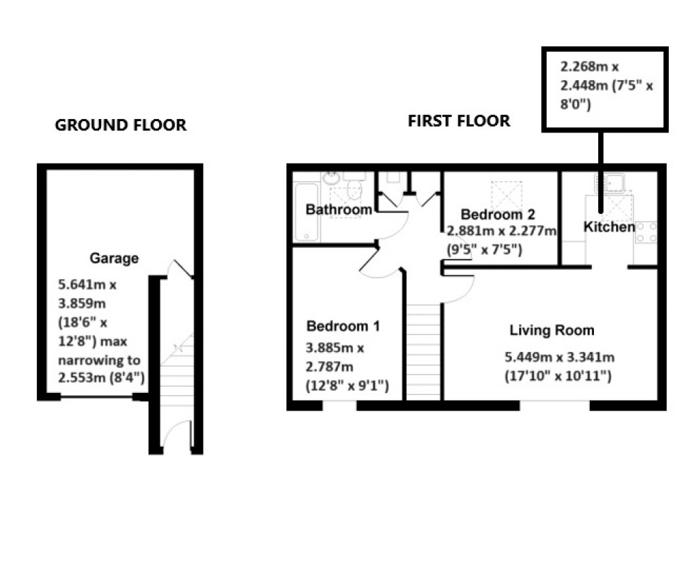 Floorplan for Tavistock