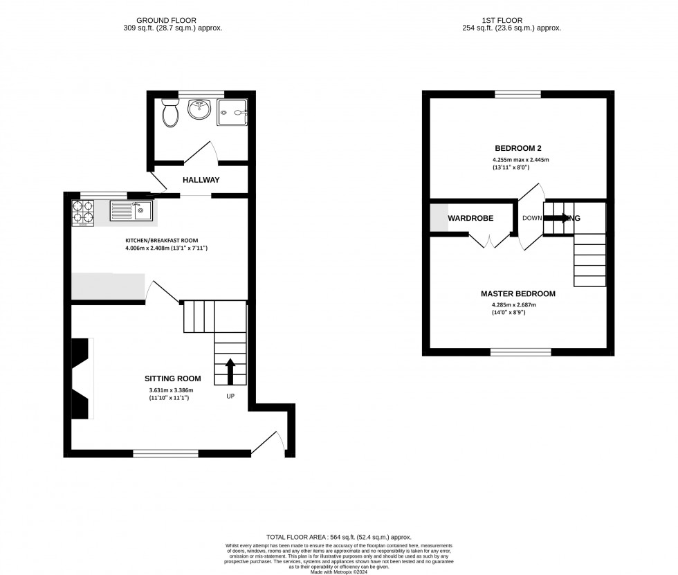 Floorplan for Tavistock