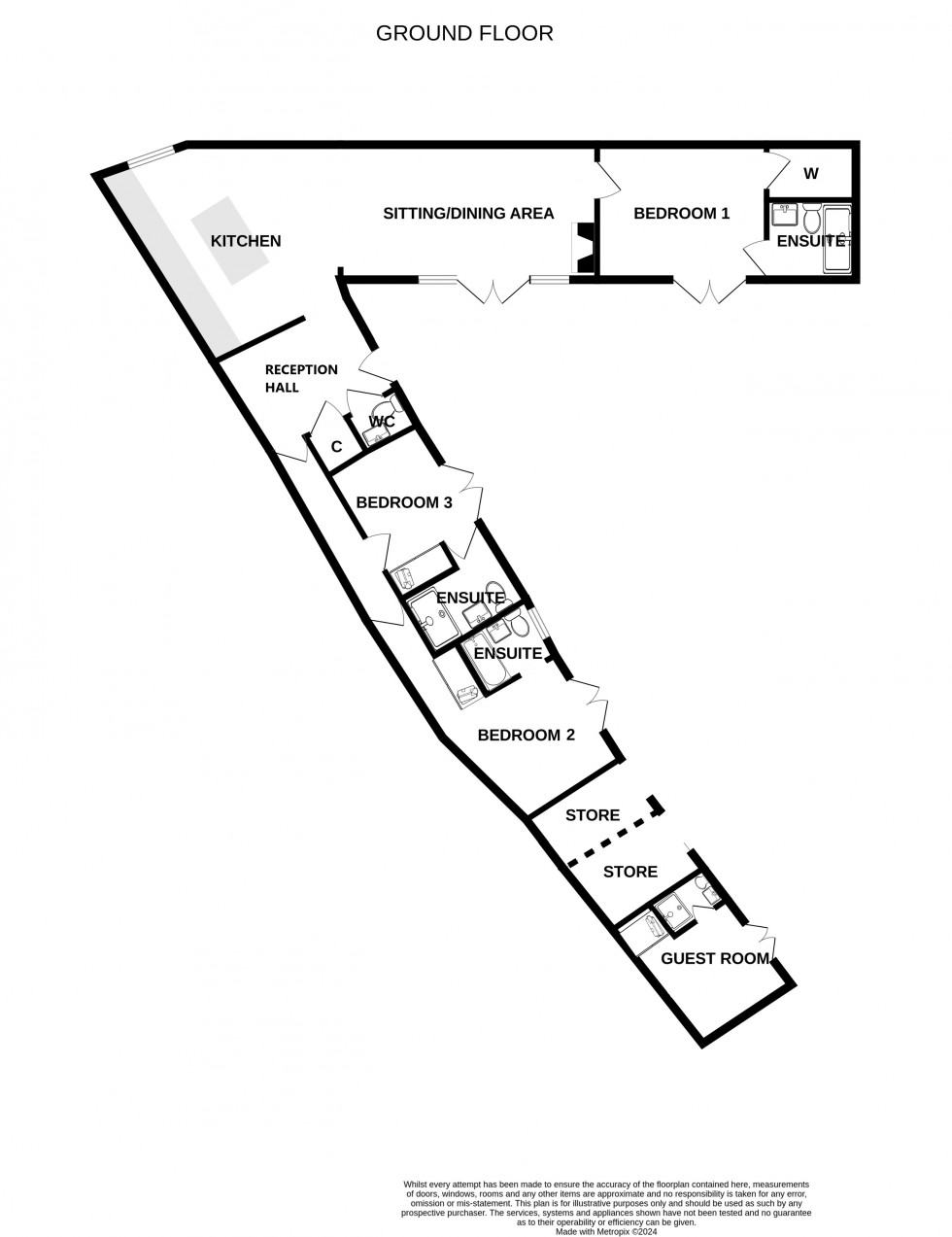 Floorplan for Sparkwell, Plymouth