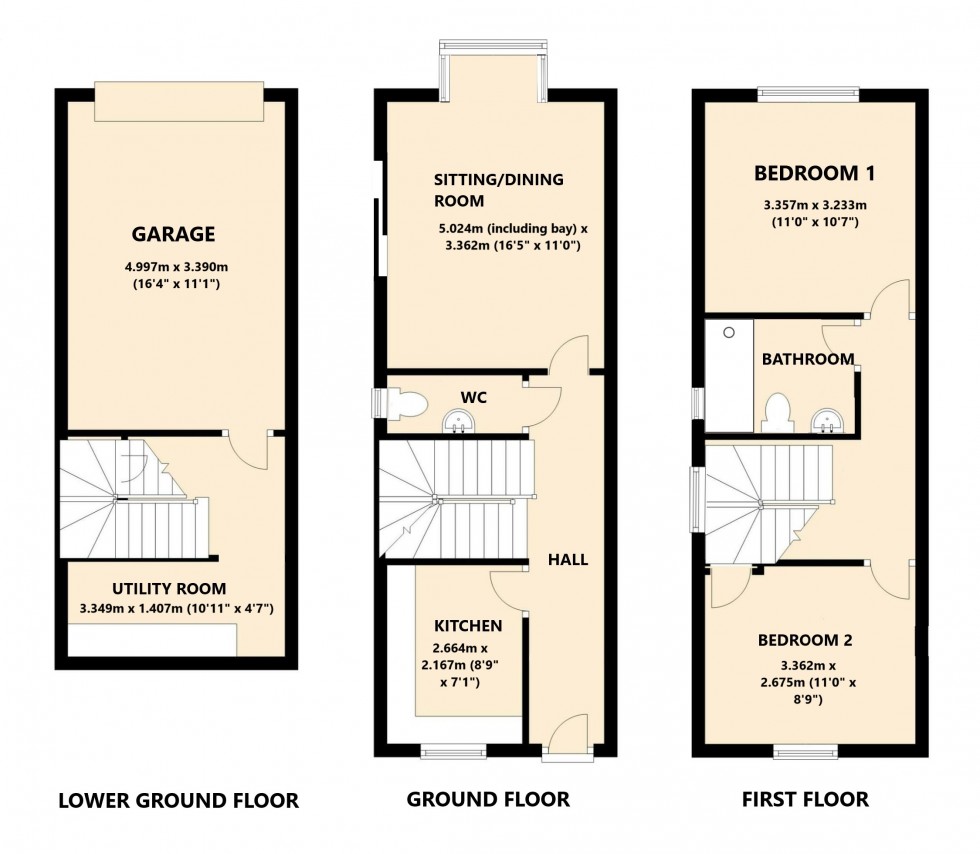 Floorplan for Launceston, Cornwall