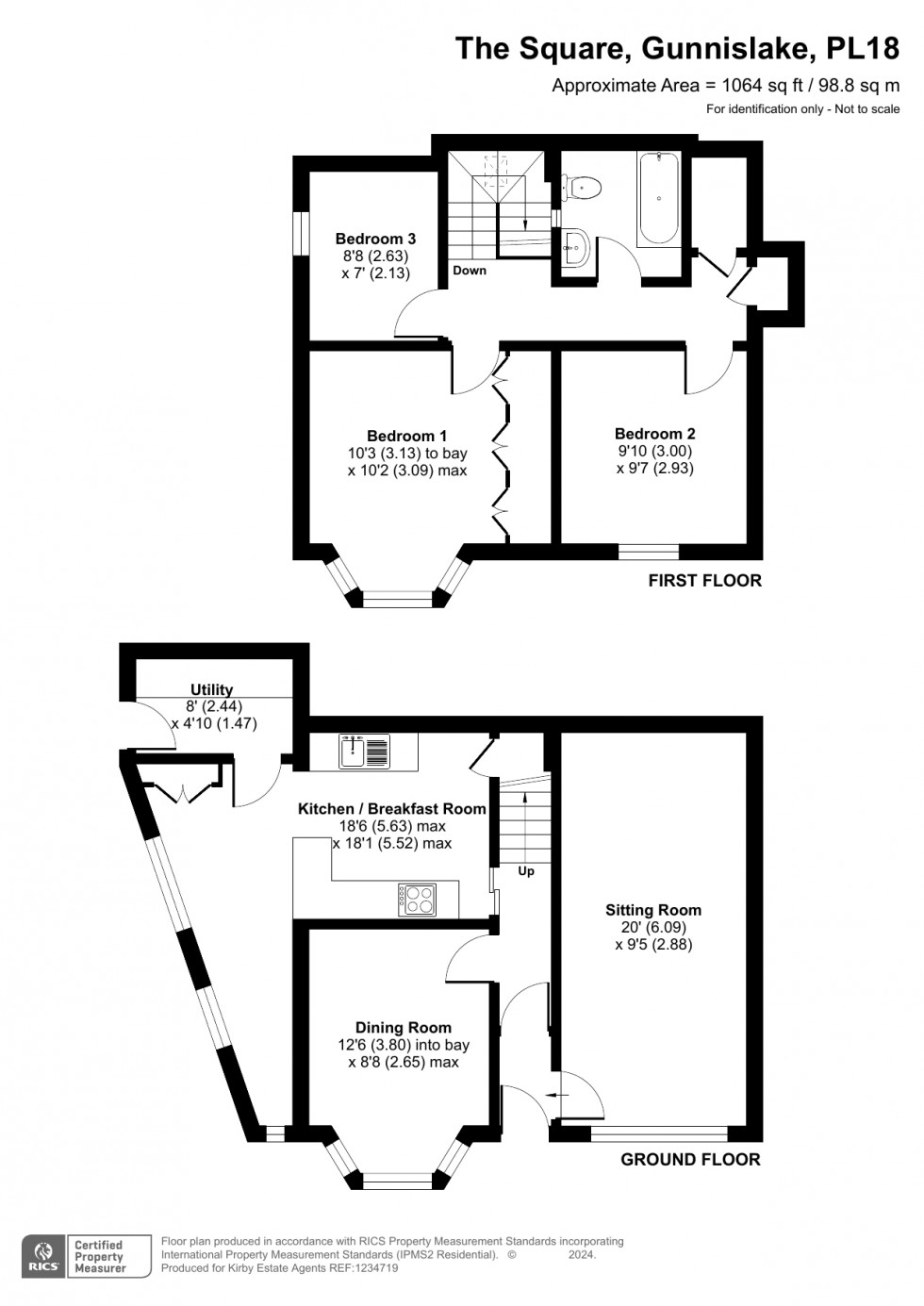 Floorplan for Gunnislake, Cornwall