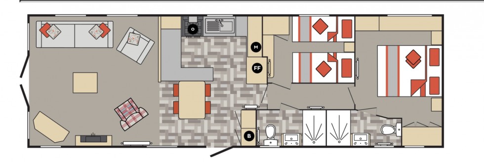 Floorplan for Goonhavern, Newquay, Cornwall